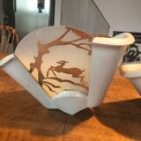 Pair of vasques wall light 1950 plaster