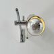 Pair of vintage wall sconces by Alain Richard, metal and aluminium, France.