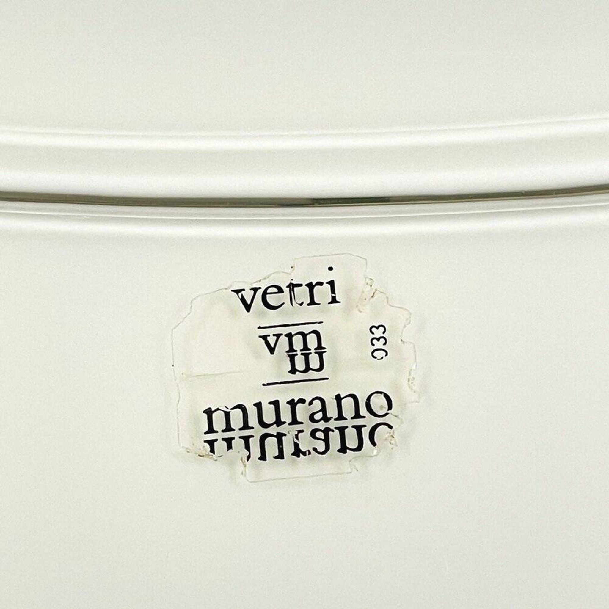Mid-Century Murano Glass Ceiling Light or Wall Sconce by Veturia De Majo, Italy, 1970s