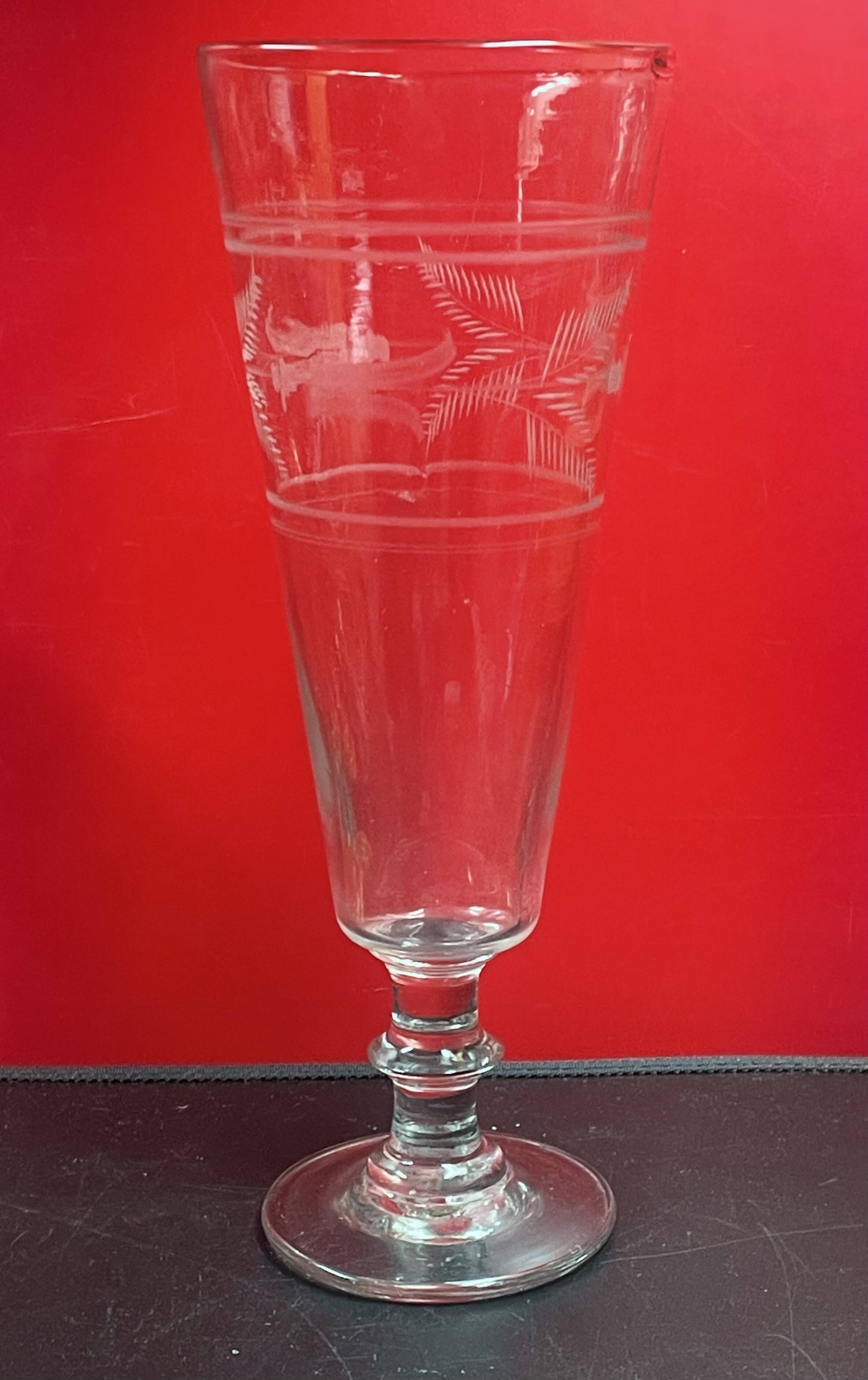 Superb and relatively rare 28.5cm conscript glass - could be used as a vase