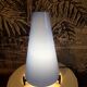 Blue glass tripod lamp 1980