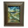 Mid-Century Oil on Panel “View” by Stig Allan,  Signed & Framed– 34 × 28 cm