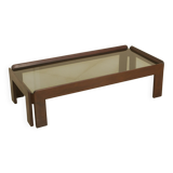 Wooden coffee table by Tobia & Afra Scarpa for Cassina 60s