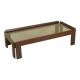 Wooden coffee table by Tobia & Afra Scarpa for Cassina 60s