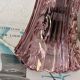Vintage table lamp in fuchsia pink glass.