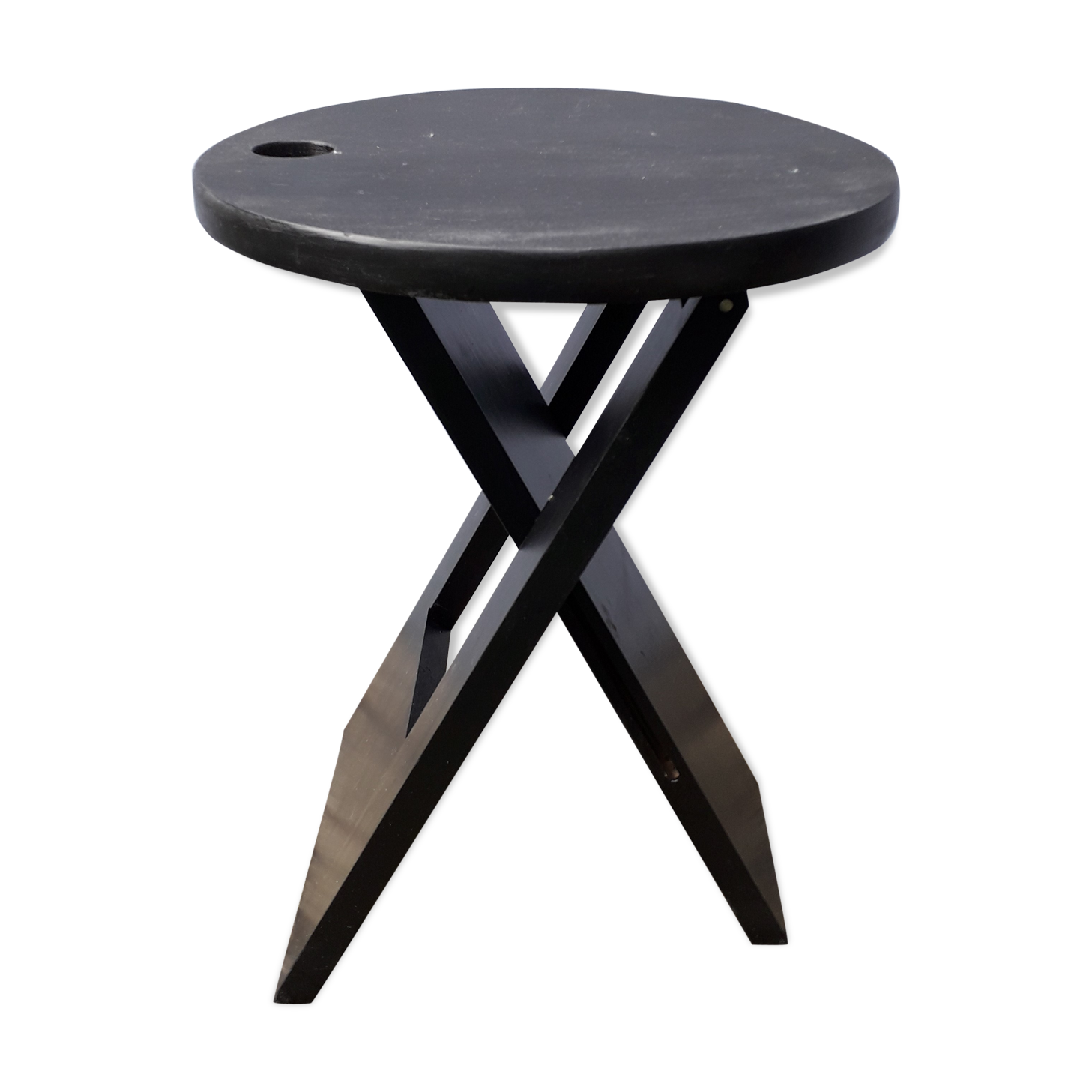Roger Tallon black Suzy folding stool