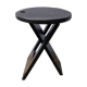 Tabouret pliant Suzy de Roger Tallon noir