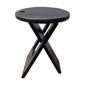Roger Tallon black Suzy folding stool