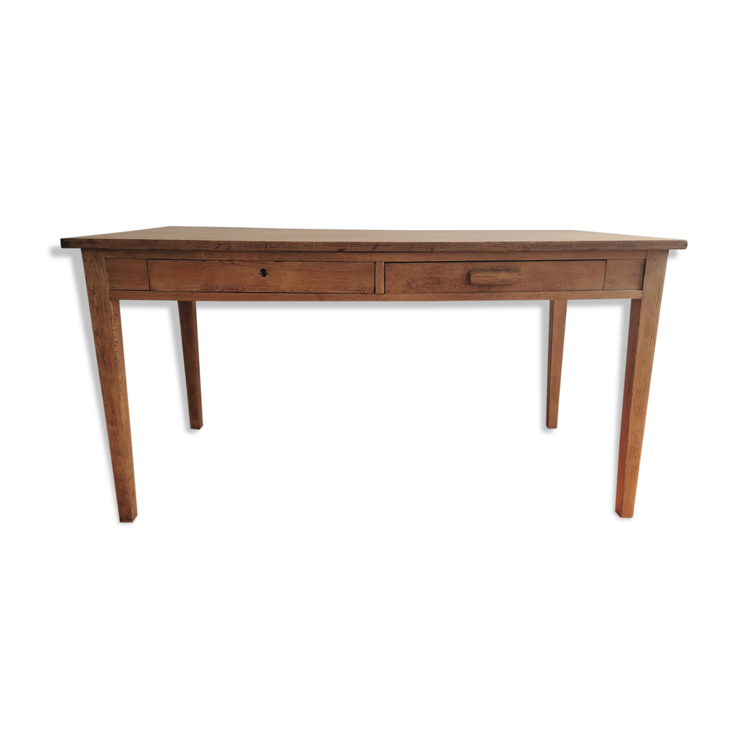Farm table oak desk 1960