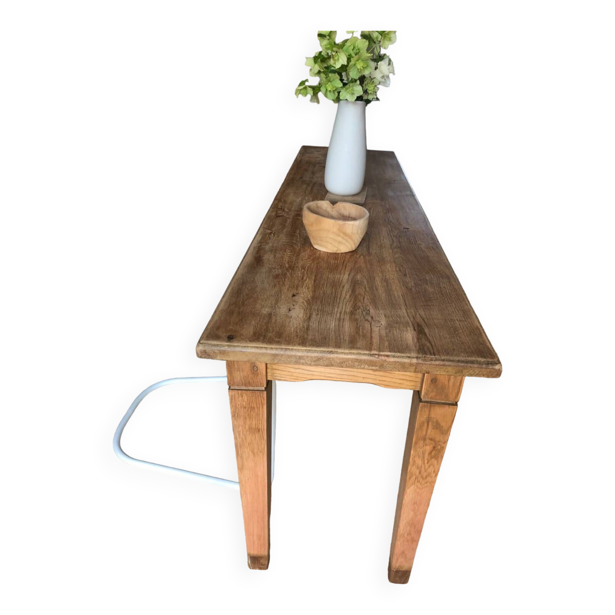 Old oak brewery table
