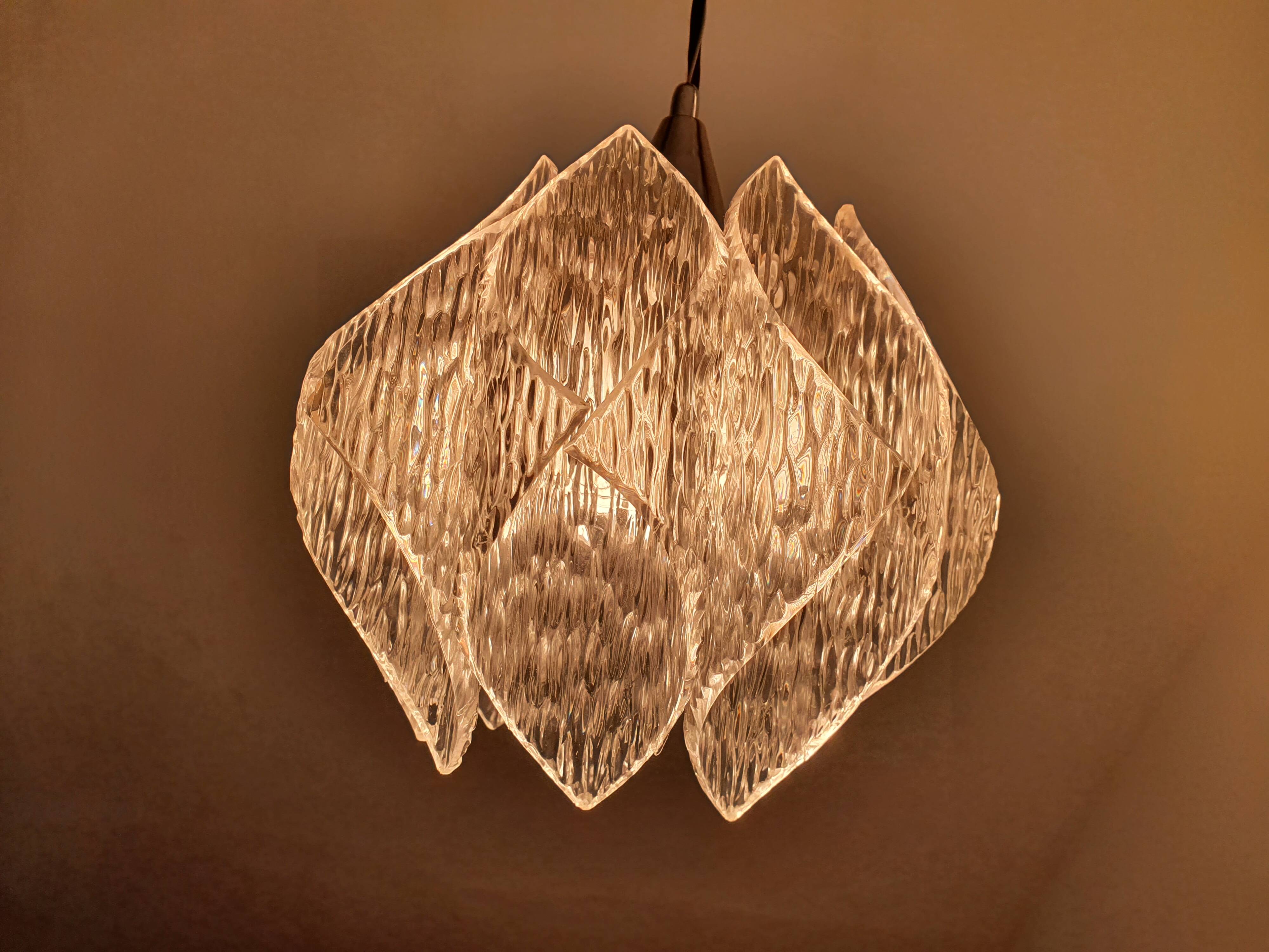 Gangkofner space age pendant light from the 70s