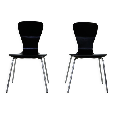 Ensemble de deux chaises de dîner finlandaise par Tapio Wirkkala pour Asko