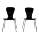Set of two finnish dinner chairs by Tapio Wirkkala for Asko