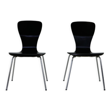 Set of two finnish dinner chairs by Tapio Wirkkala for Asko