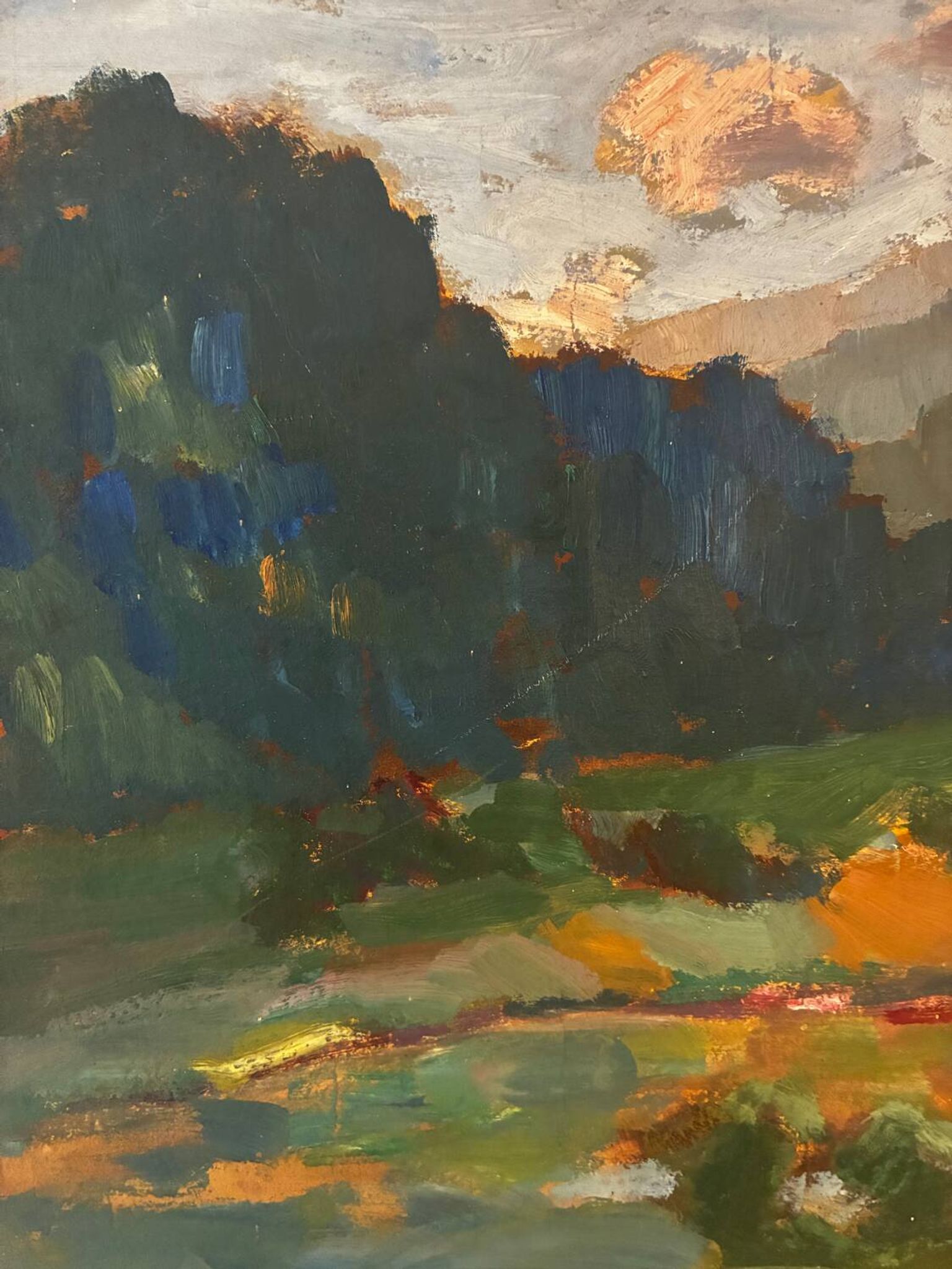 La montagne Sainte Victoire, Robert Fleurent, années 50