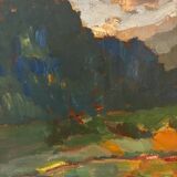 Mount Sainte Victoire, Robert Fleurent, 1950s