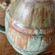 Pitcher in flamed sandstone
