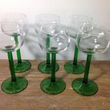 6 Alsace wine glasses