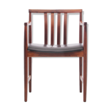 Scandinavian office chair in Rio rosewood