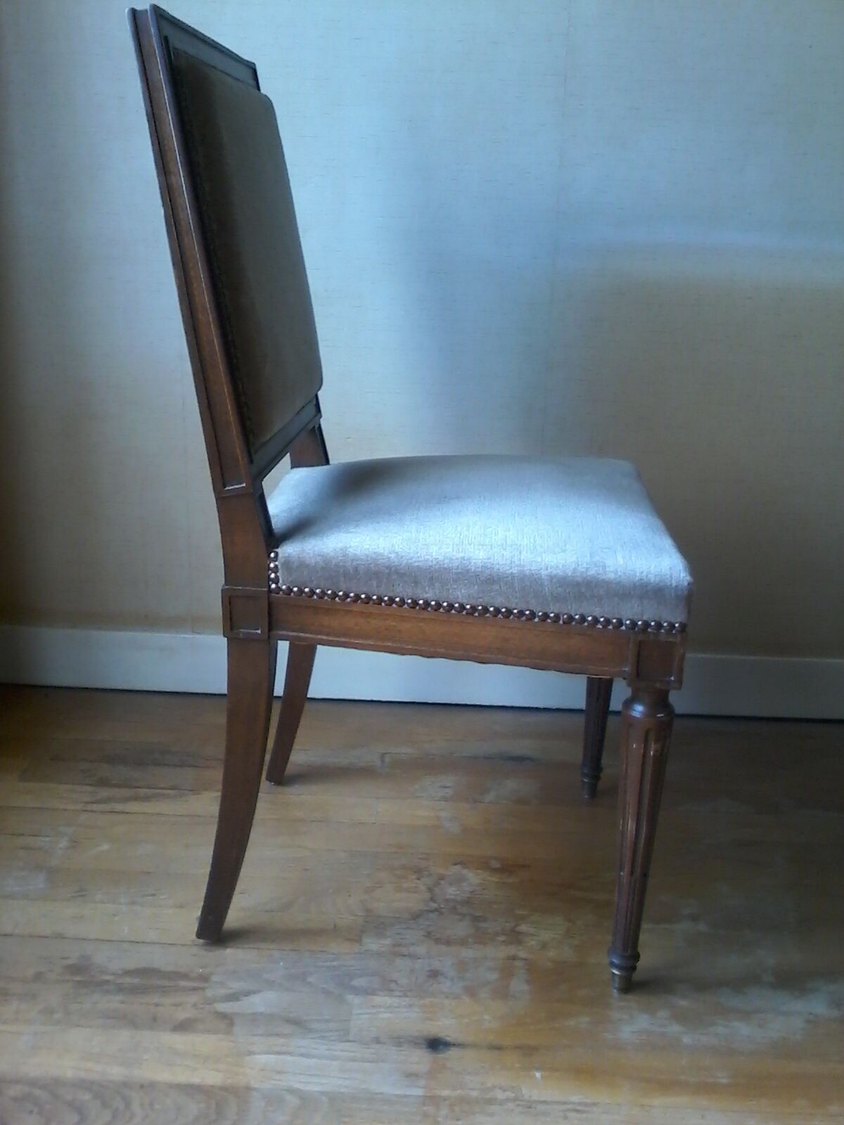 Velvet chairs from the years 1950