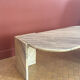 Table basse en marbre de carrare rochebobois