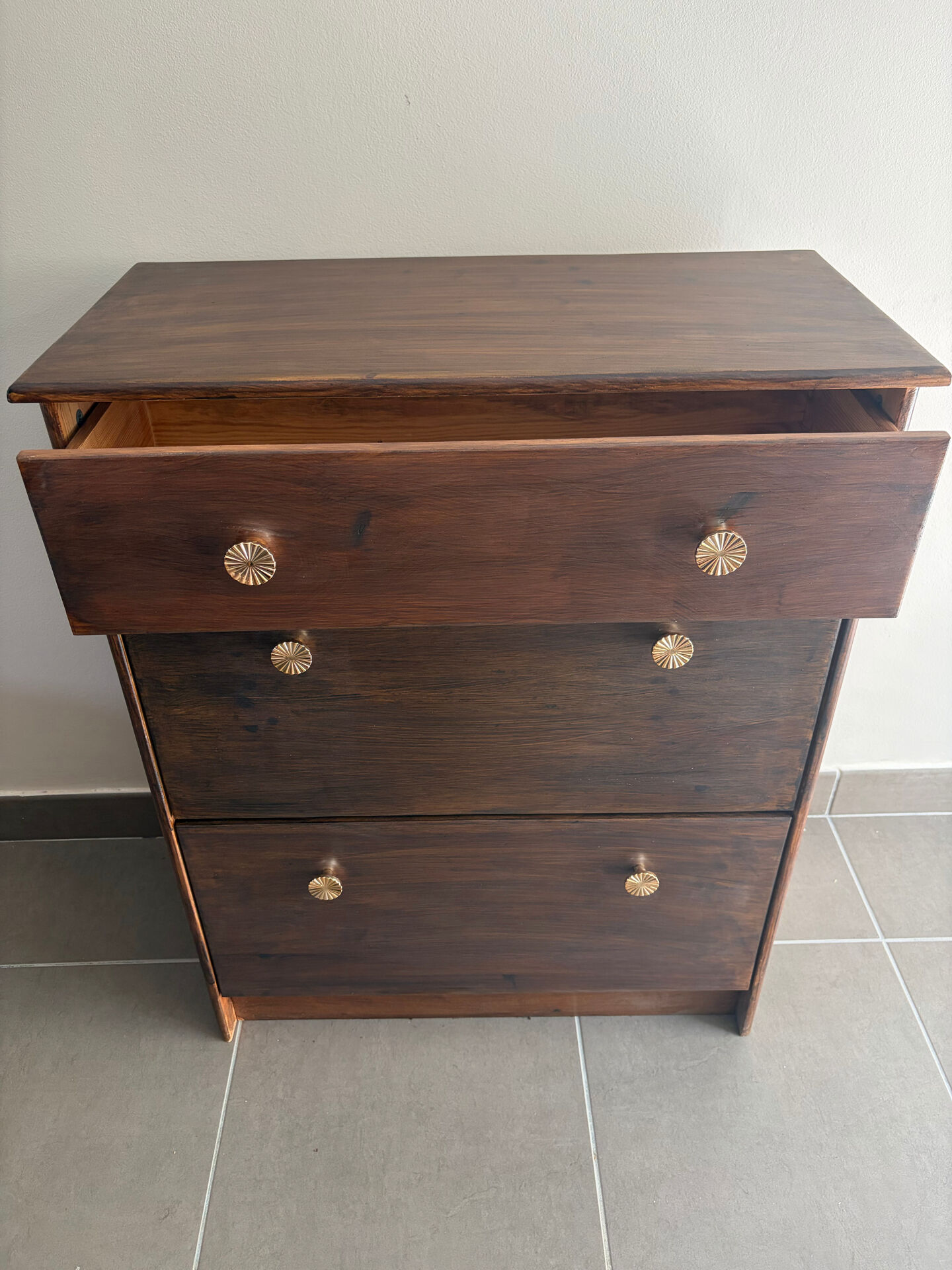 Solid wood shoe cabinet