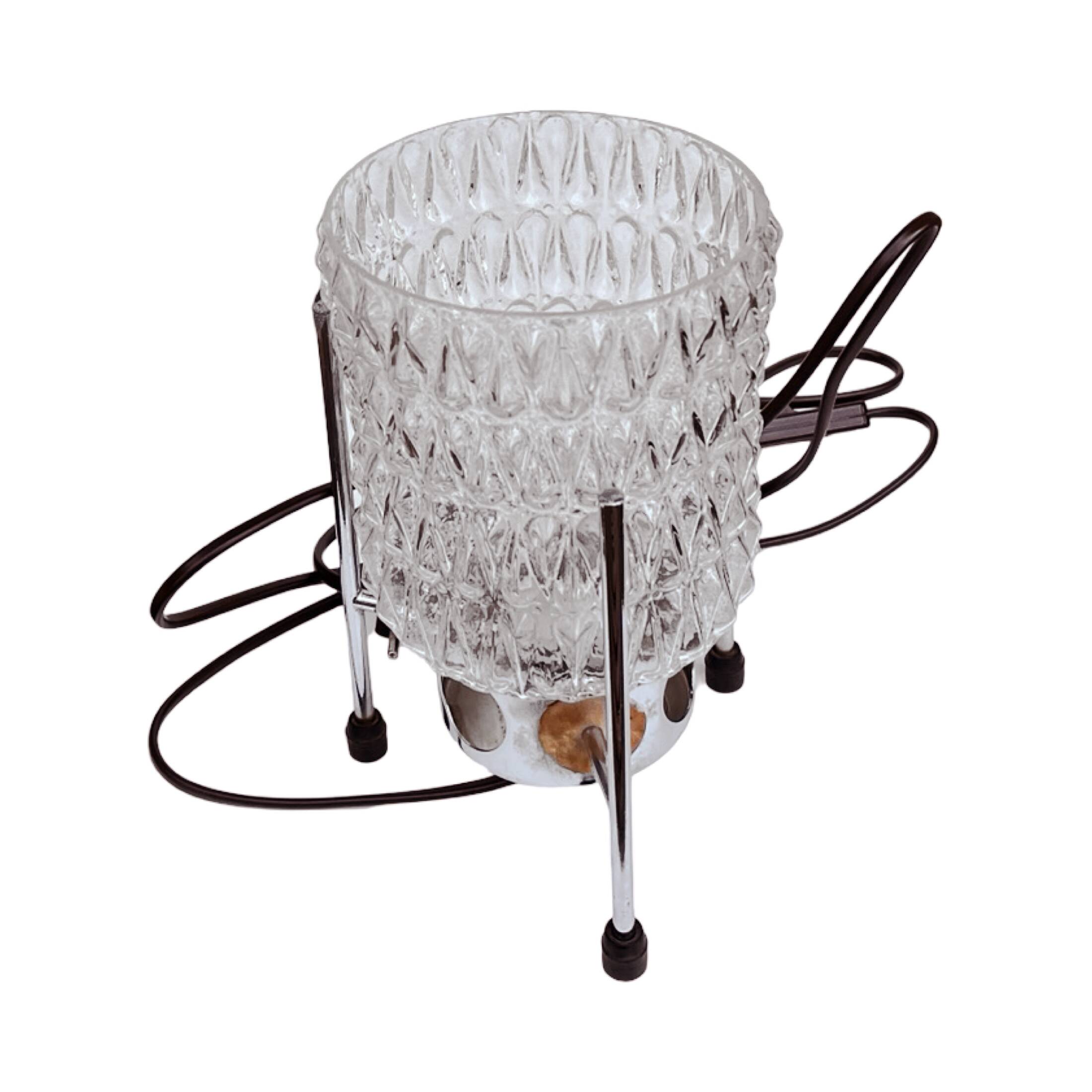 Lampe de nuit Napako Space Age, Tchécoslovaquie, années 1960