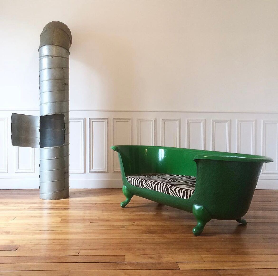 Fiberglass bath sofa, 1970