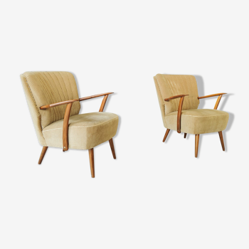 two Mid Century cocktail chairs from the 60s.