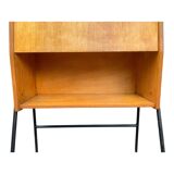 Vintage 1950s asymmetrical wall-mounted secretary desk