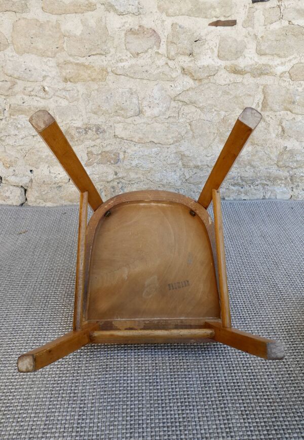 Chaise enfant en bois Baumann, années 50-60