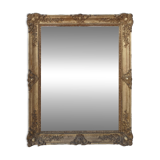 Empire trumeau mirror in wood and stucco