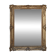 Trumeau miroir Empire en bois et stuc