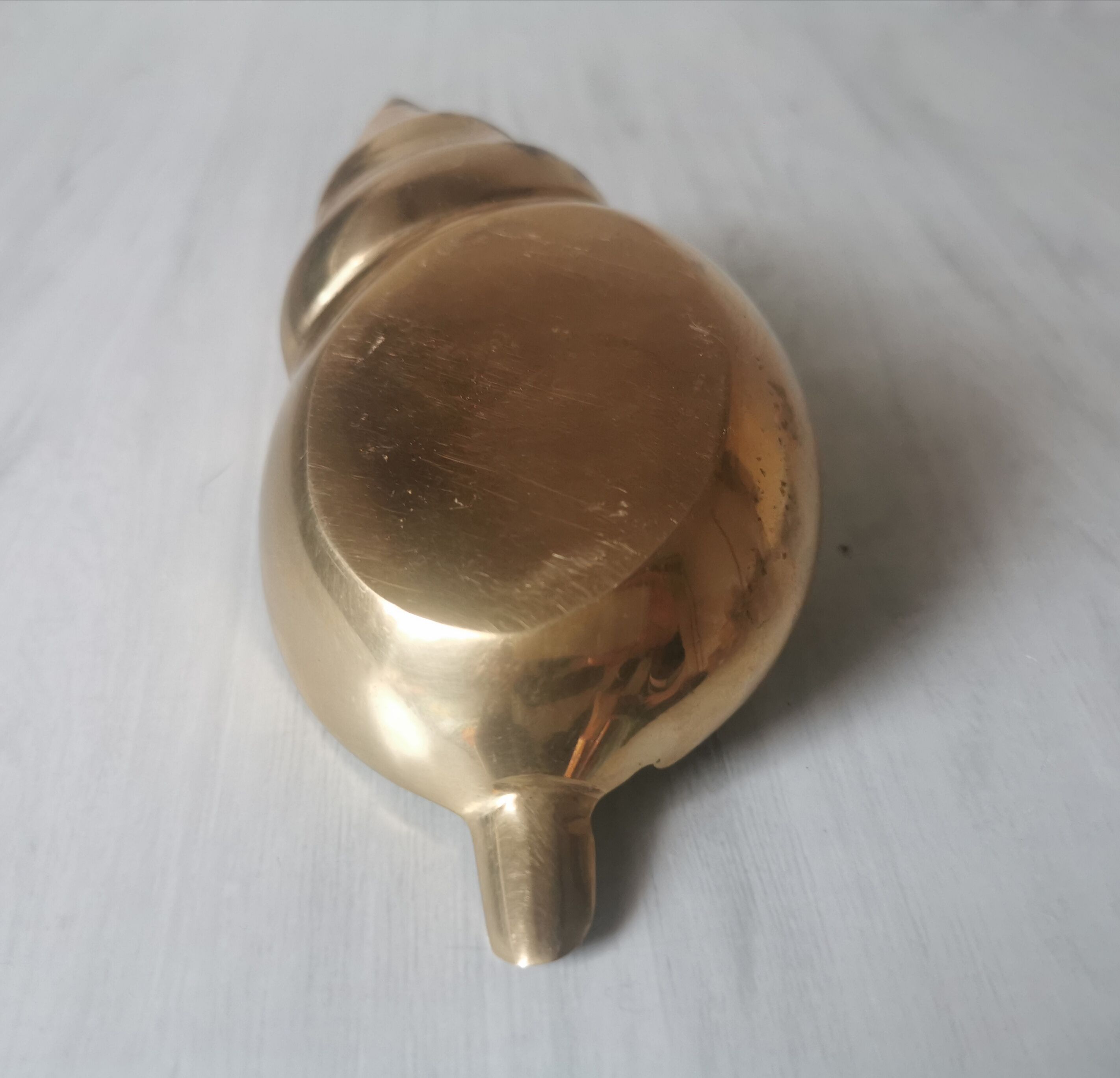 Brass shell ashtray