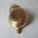 Cendrier coquillage laiton