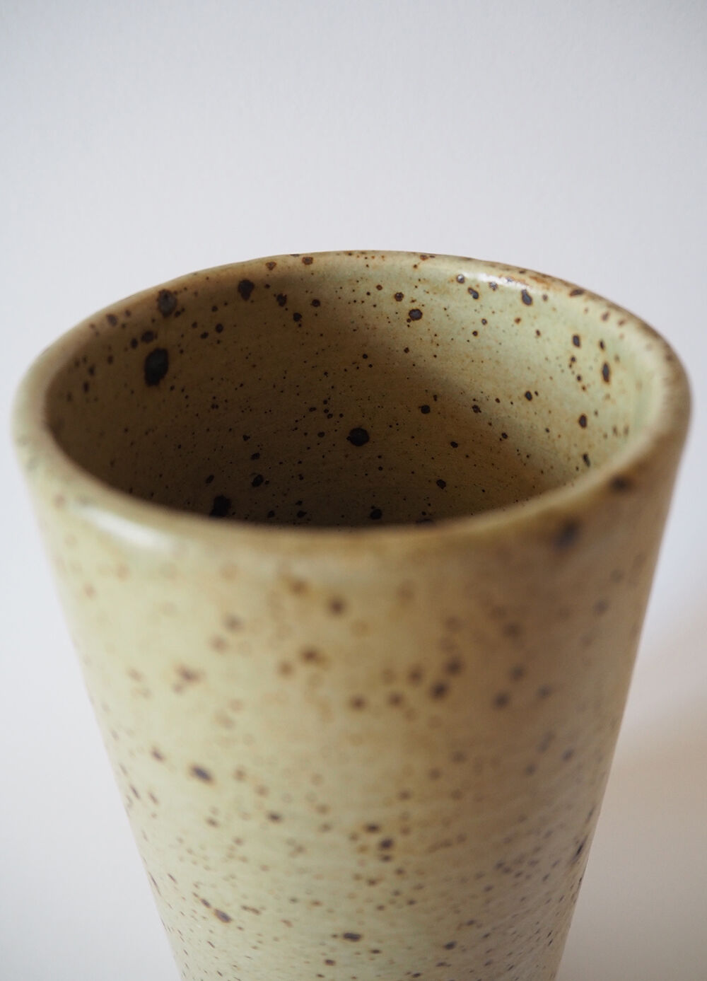 Vintage pyrity sandstone vase