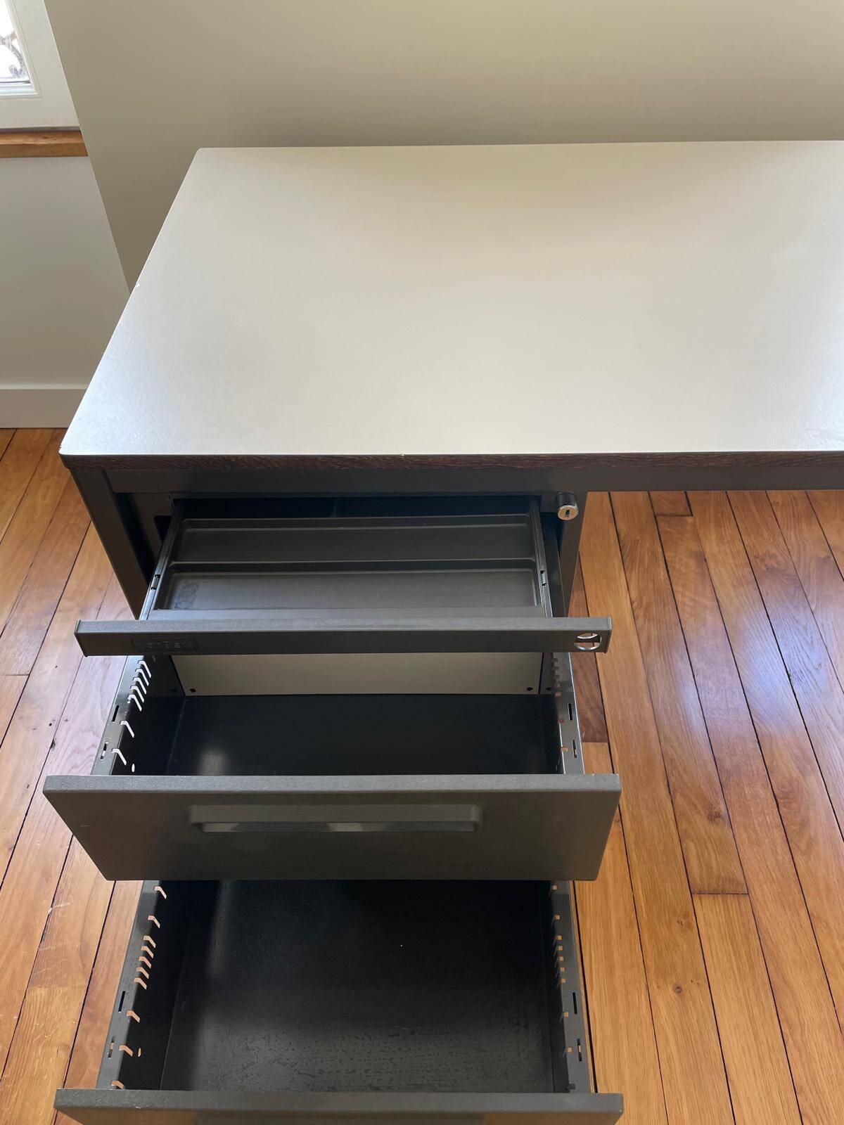 Van Blerk Industrial Desk in steel and formica