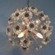 Sputnik dandelion chandelier glass chrome Emil Stejnar style 1970s Czechoslovakia