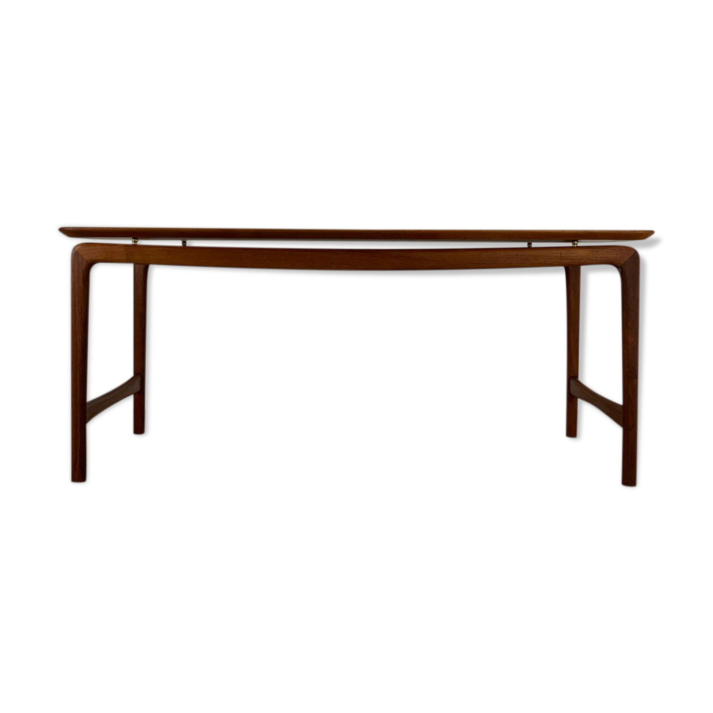 Danish teak coffee table, 1950s