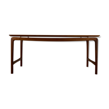 Table basse danoise en teck, années 1950