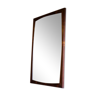 Danish rosewood wall mirror by Aksel Kjersgaard, 1960