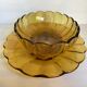 Val Saint Lambert fruit bowl centerpiece
