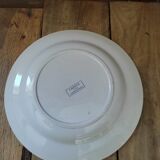 Plat rond Porcelaine Sarreguemines Carina