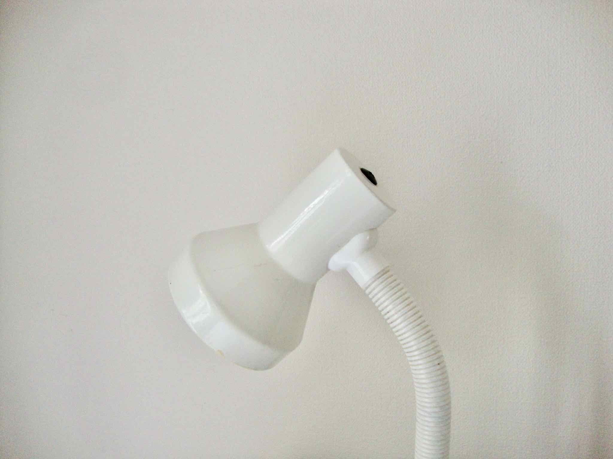 White vintage office lamp