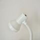 Lampe de bureau vintage blanche