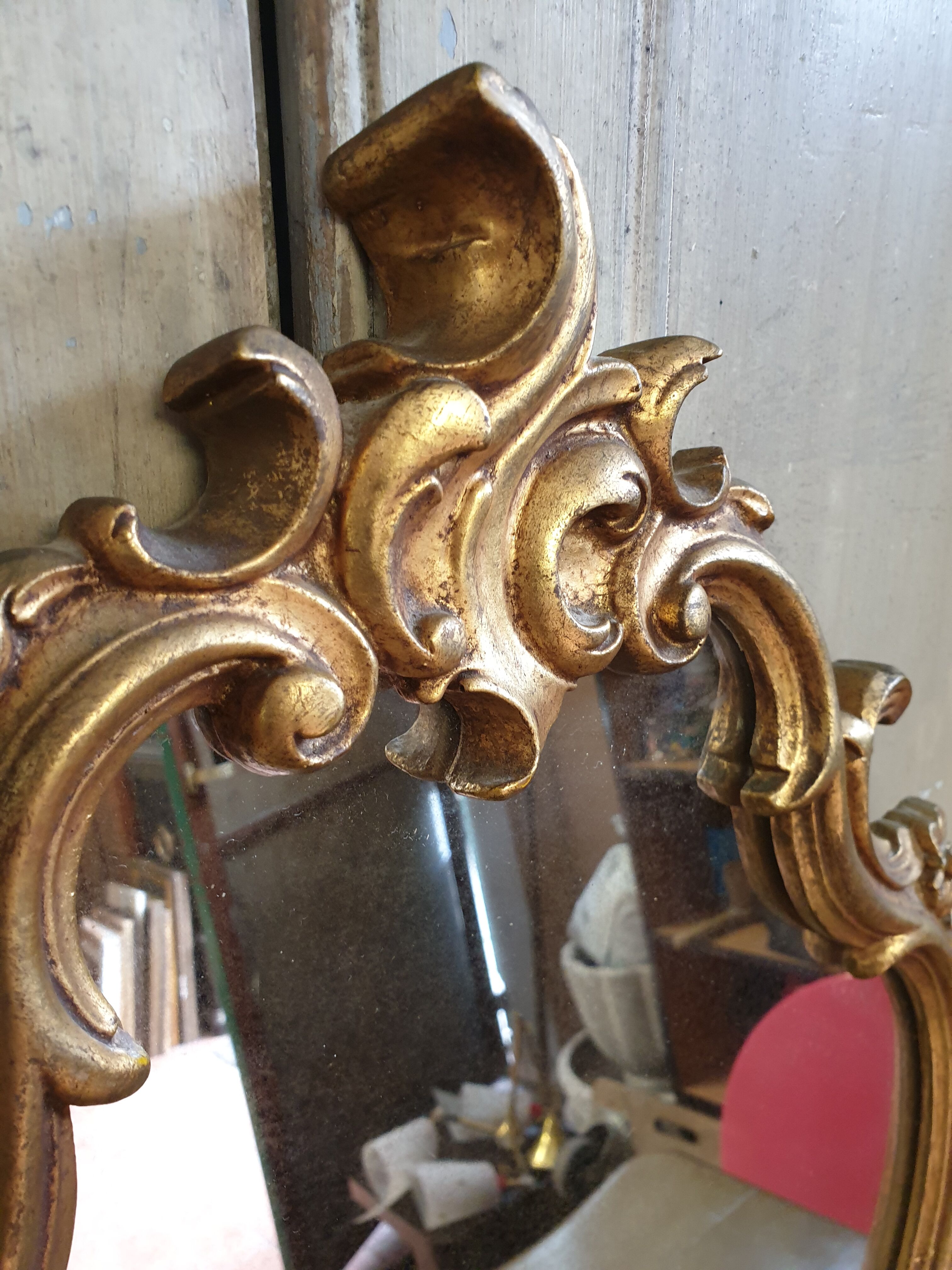 Golden mirror