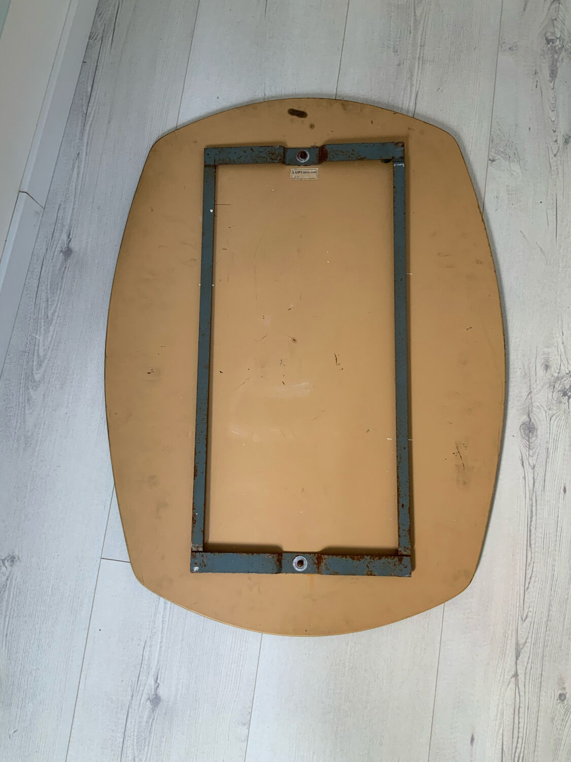 Mirror Antonio Lupi by crystal Luxor 60s 70s 59x80cm