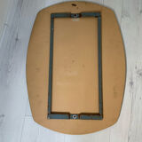 Mirror Antonio Lupi by crystal Luxor 60s 70s 59x80cm