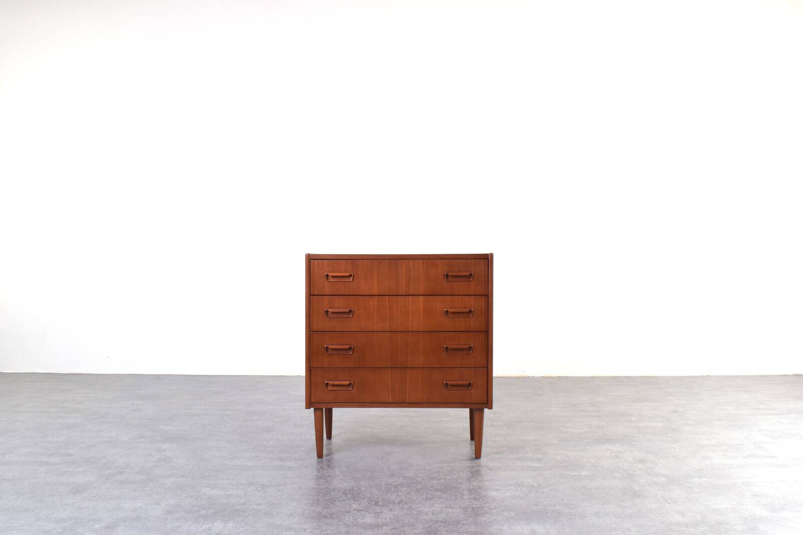 Danish teak chest of drawers from the 1960s.