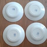 Set of Creil-Montereau Damier plates